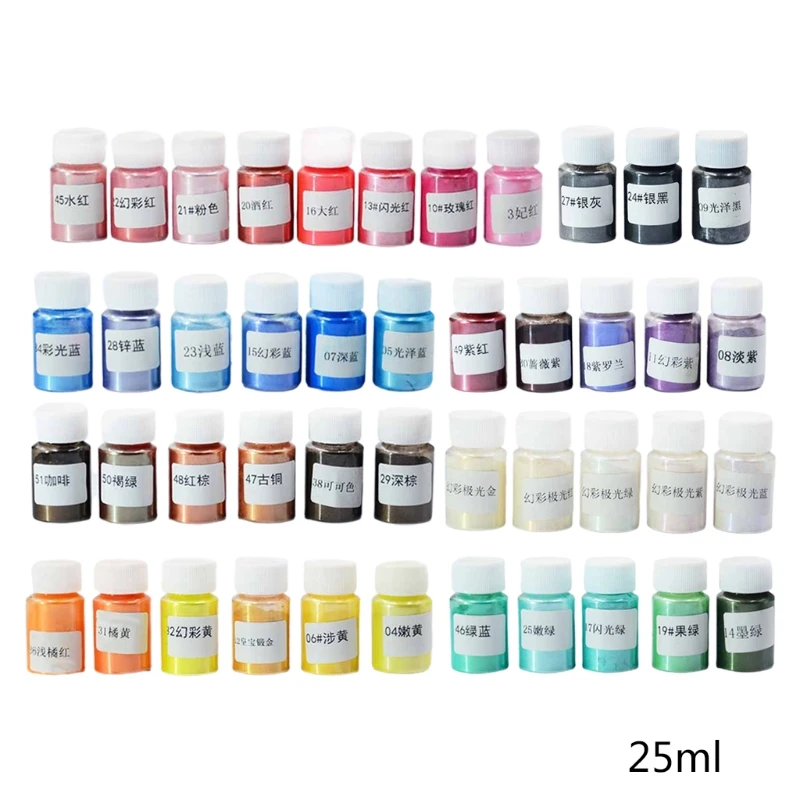 2021 New 3/5/6/8 Bottles Cosmetic Grade Pearlescent Natural Mica Mineral Powder Pigment
2021 New 3/5/6/8 Bottles Cosmetic Grade Pearlescent Natural Mica Mineral Powder Pigment