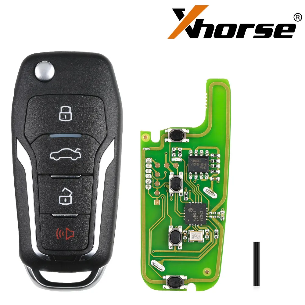 Проводной дистанционный ключ Xhorse XKFO01EN для Ford Condor Flip, 4 кнопки, неподвижный ключ King, английская версия
Проводной дистанционный ключ Xhorse XKFO01EN для Ford Condor Flip, 4 кнопки, неподвижный ключ King, английская версия
