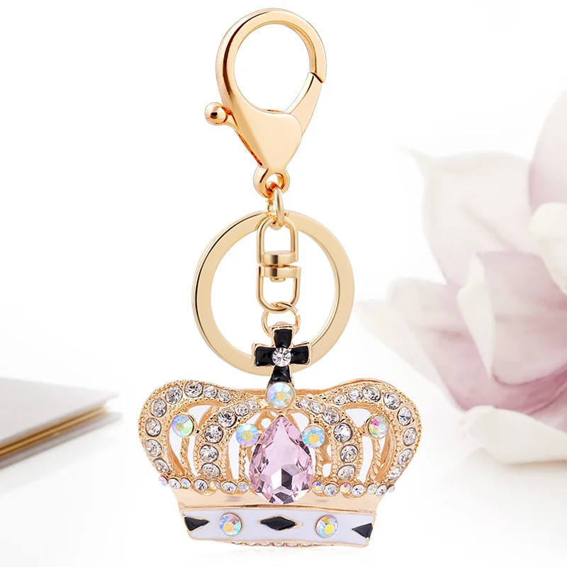 Exquisite Crystal Crown Keychains Girl Bag Pendant Fashion Car Key Chain Ornaments For Girlfriend Small Gift Key Ring
Exquisite Crystal Crown Keychains Girl Bag Pendant Fashion Car Key Chain Ornaments For Girlfriend Small Gift Key Ring