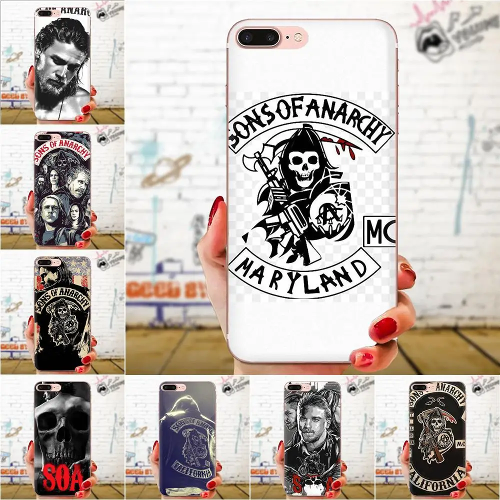 Фото Sons Of Anarchy для Galaxy Alpha Note 10 Pro A10 A20 A20E A30 A40 A50 A60 A70 A80 A90 M10 M20 M30 M40 ТПУ