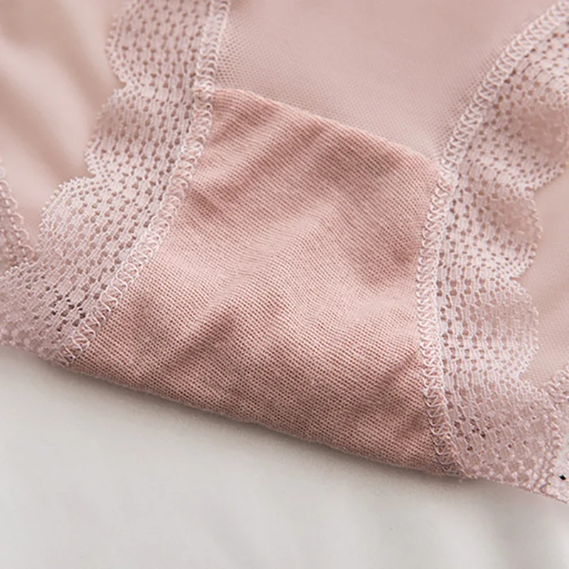 3PC/Lot Sexy Solid Color Lace Gauze Bowknot Trim Briefs Comfortable Breathable Mid Rise Seamless Panties Woman Brief
3PC/Lot Sexy Solid Color Lace Gauze Bowknot Trim Briefs Comfortable Breathable Mid Rise Seamless Panties Woman Brief