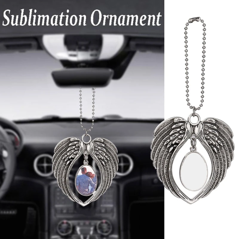 Angel Wing Sublimation Blank Pendant Heat Transfer Double-sided Printing Car Hanging Ornaments for Auto Home Decor
Angel Wing Sublimation Blank Pendant Heat Transfer Double-sided Printing Car Hanging Ornaments for Auto Home Decor