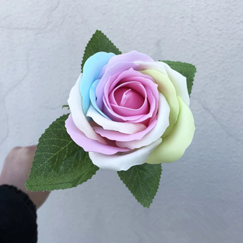25pcs/box Colorful Soap Rose Decorative Flowers Soap Flower Petal Wedding Favors Valentine's Day Gift Rainbow Rose Bouquet
25pcs/box Colorful Soap Rose Decorative Flowers Soap Flower Petal Wedding Favors Valentine's Day Gift Rainbow Rose Bouquet