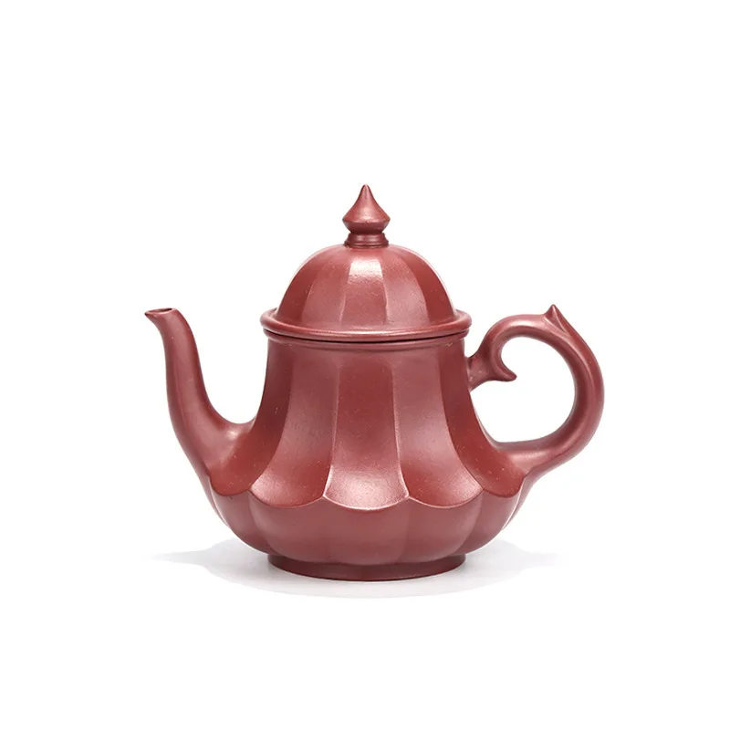 Yixing Raw Ore Dark-red Enameled Pottery Teapot Famous Manual Tendons And Lotus Lantern Teapot Kung Fu Tea Have
Yixing Raw Ore Dark-red Enameled Pottery Teapot Famous Manual Tendons And Lotus Lantern Teapot Kung Fu Tea Have