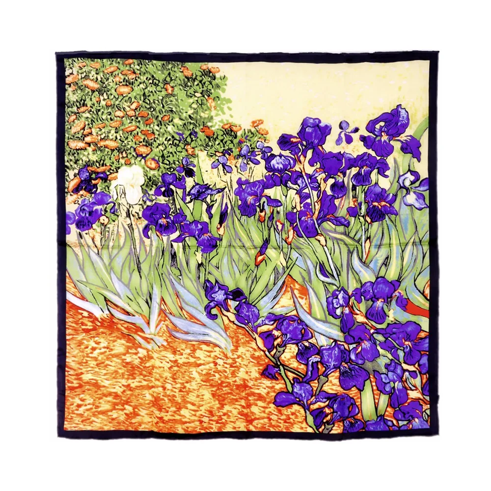 Purple Van Gogh's Oil Painting Silk Scarf Women Scarfs Fashion Silk Feelling Square Scarves Head Neck Hair Tie Band Neckerchief
Purple Van Gogh's Oil Painting Silk Scarf Women Scarfs Fashion Silk Feelling Square Scarves Head Neck Hair Tie Band Neckerchief