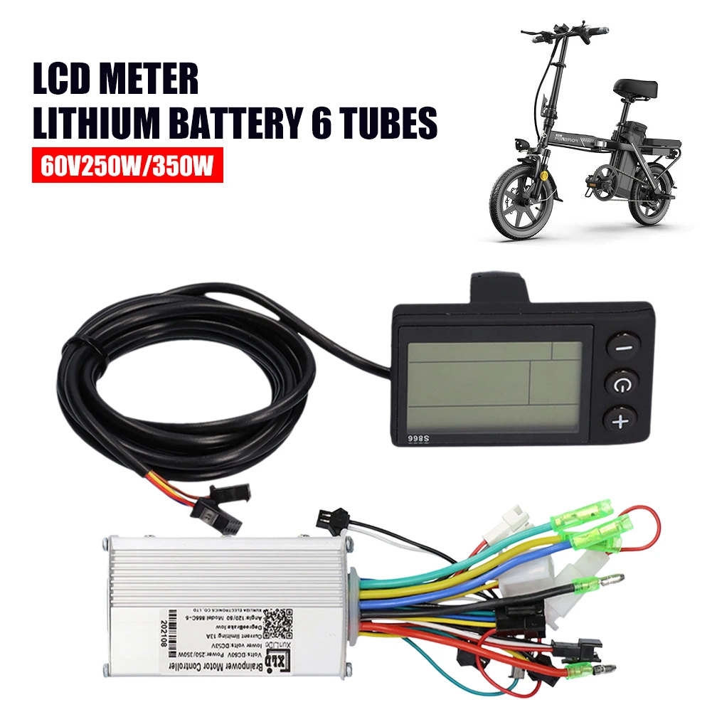 60V 250/350W Brushless Controller Kit with LCD Meter for Electric Bicycle E-Bike Electric Scooter Accessories
60V 250/350W Brushless Controller Kit with LCD Meter for Electric Bicycle E-Bike Electric Scooter Accessories