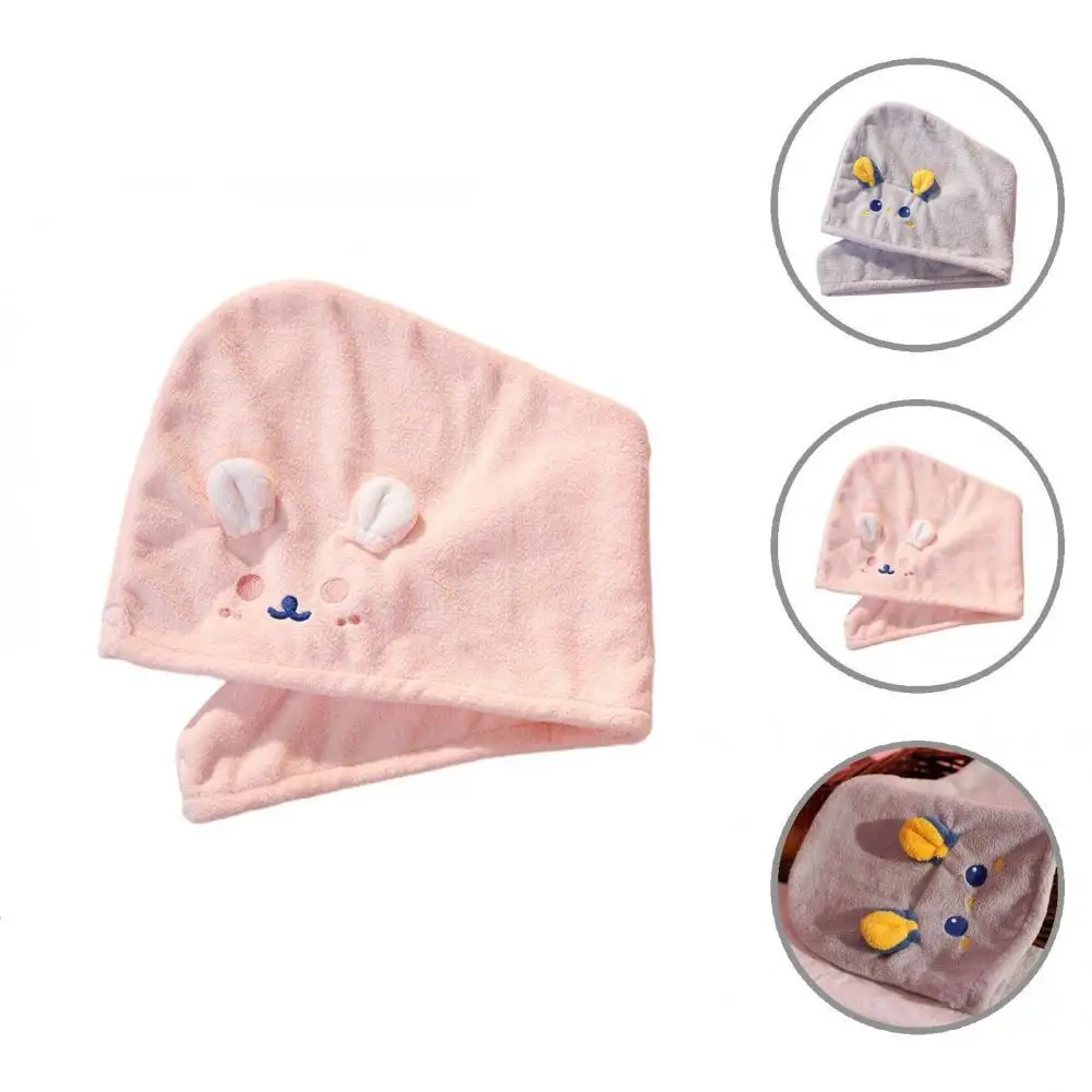 Quick Drying Cute Prevents Damage Dry Hair Towel Coral Fleece Dry Hair Towel with Button for Home
Quick Drying Cute Prevents Damage Dry Hair Towel Coral Fleece Dry Hair Towel with Button for Home