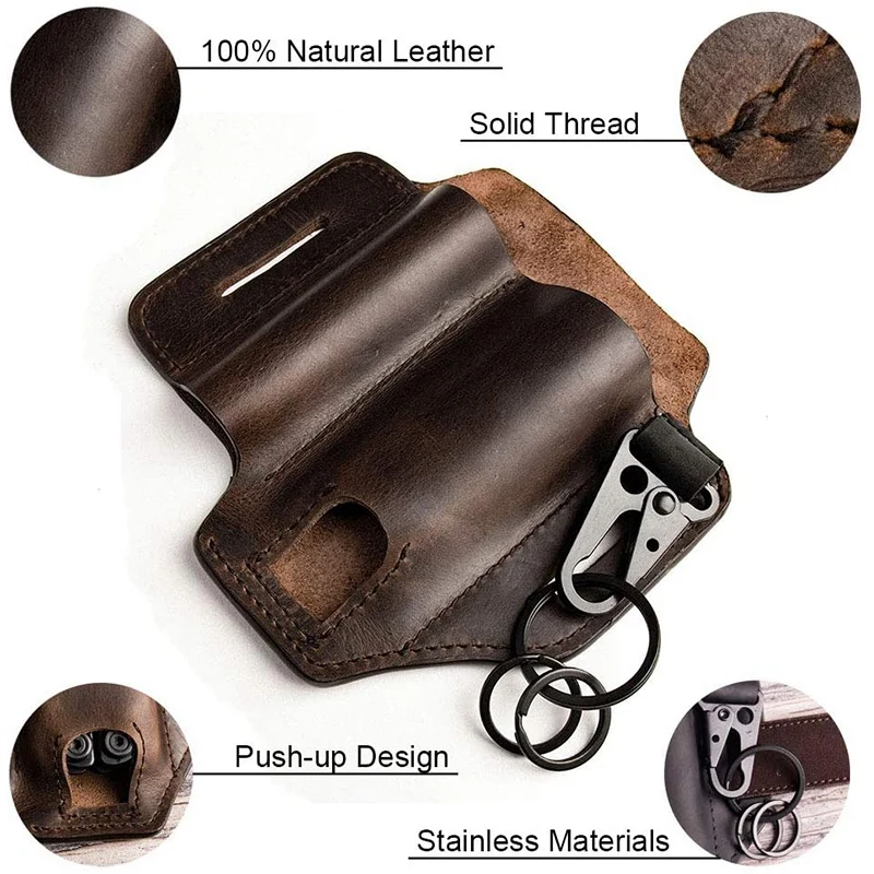 2 Pcs Sheath for Multitool Sheath EDC Pocket Organizer with Key Holder Brown & Black
2 Pcs Sheath for Multitool Sheath EDC Pocket Organizer with Key Holder Brown & Black