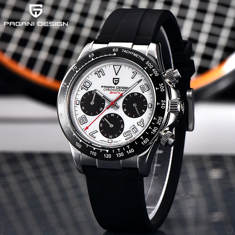 PAGANI DESIGN Japan Seiko VK63 Quartz Movement For Accurate Time Keeping Men Watch Sapphire Waterproof Watch relógio masculino
PAGANI DESIGN Japan Seiko VK63 Quartz Movement For Accurate Time Keeping Men Watch Sapphire Waterproof Watch relógio masculino