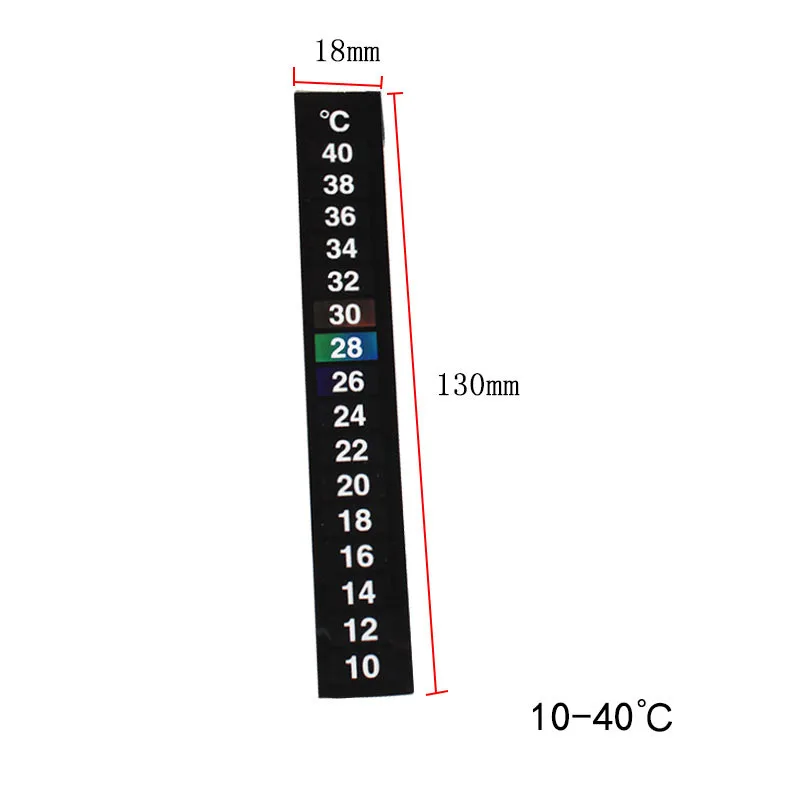 1PCS Aquarium Fish Tank Strip Stick-on discolor Thermometer Temperature Sticker Adhesive Sticky Dual Scale
1PCS Aquarium Fish Tank Strip Stick-on discolor Thermometer Temperature Sticker Adhesive Sticky Dual Scale