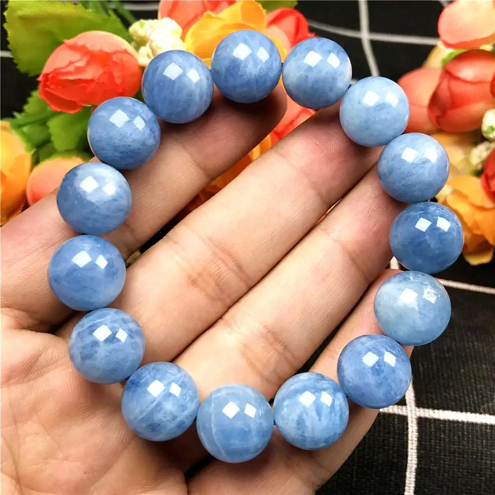 13mm Real Natural Ocean Blue Aquamarine Bracelet For Women Lady Love Gift Crystal Round Beads Stretch Stone Fashion Jewelry AAAA
13mm Real Natural Ocean Blue Aquamarine Bracelet For Women Lady Love Gift Crystal Round Beads Stretch Stone Fashion Jewelry AAAA