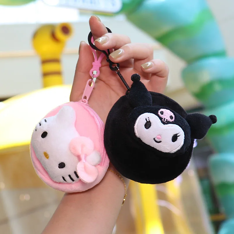 Kawaii Hello Kt Kuromi Cinnamoroll My Melody Plush Coin Bags Headphone Bag Lovely Sanrio Plush Purse Birthday Gift for Children
Kawaii Hello Kt Kuromi Cinnamoroll My Melody Plush Coin Bags Headphone Bag Lovely Sanrio Plush Purse Birthday Gift for Children