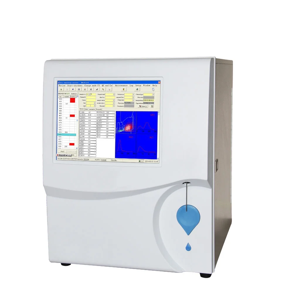 Dw-5000 Blood Testing Machines 3 Parts Differential 60 Samples Laboratory Reagent Hematology Analyzer
Dw-5000 Blood Testing Machines 3 Parts Differential 60 Samples Laboratory Reagent Hematology Analyzer