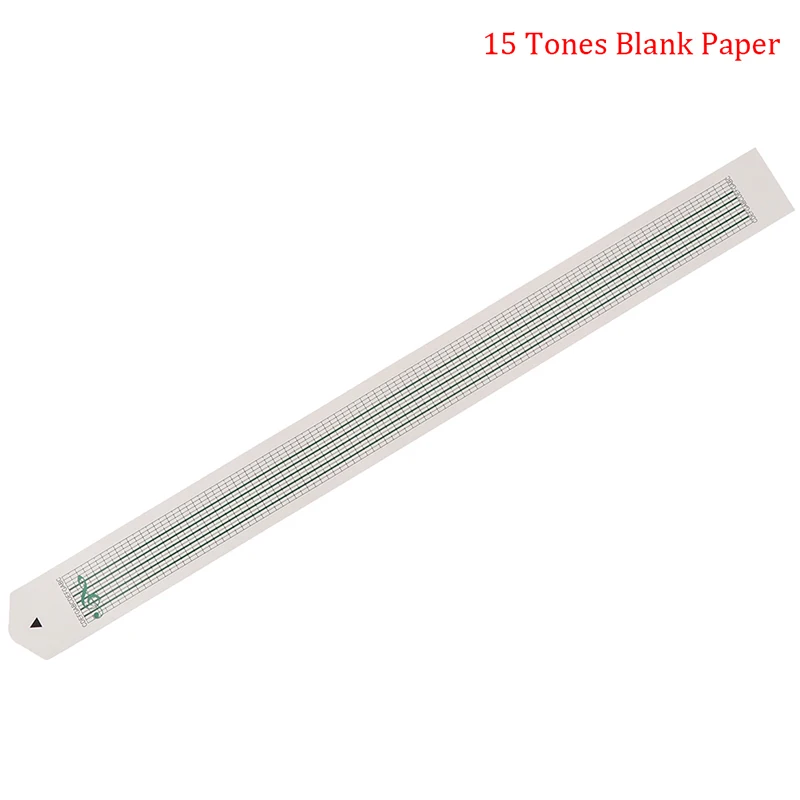15/30pcs 15 Tones Blank Paper Tape DIY Hand Cranked Music Box Compose Music Blank Papers Strip
15/30pcs 15 Tones Blank Paper Tape DIY Hand Cranked Music Box Compose Music Blank Papers Strip
