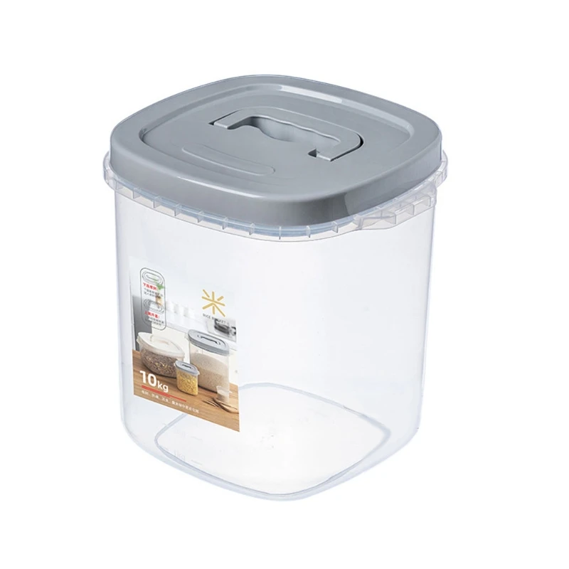 41XB Sealed Flour Storage Tank 1.2L/5KG Food Storage Container Airtight Rice Container Bin with Measuring Cup Cereal Storage
41XB Sealed Flour Storage Tank 1.2L/5KG Food Storage Container Airtight Rice Container Bin with Measuring Cup Cereal Storage