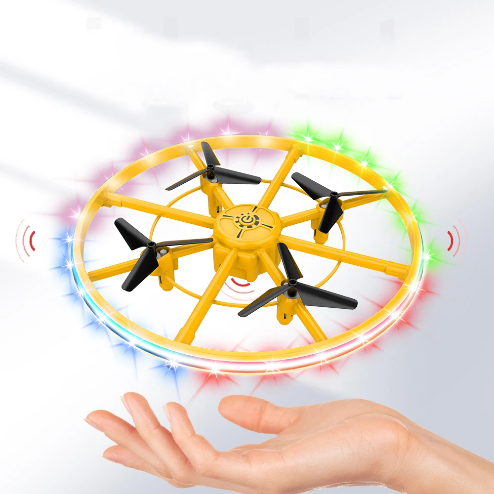 Мини-Квадрокоптер НЛО с ручным датчиком и светильник кой, 360 ° 
Мини-Квадрокоптер НЛО с ручным датчиком и светильник кой, 360 °