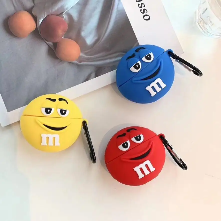 2021 MM Bean M&M's M Coffee Bean Case for Airpods 1 2 Earphone Box Cover 3D Soft Bluetooth Wireless Protect Case for Airpod
2021 MM Bean M&M's M Coffee Bean Case for Airpods 1 2 Earphone Box Cover 3D Soft Bluetooth Wireless Protect Case for Airpod
