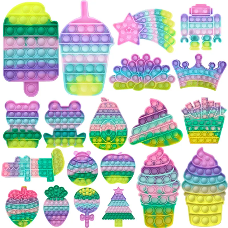 Macaroon Ice Cream Antistress Fidget Toys Push Bubble Sensory Toy Kids Adult Stress Relieve Autism Needs for Children Dimple Toy
Macaroon Ice Cream Antistress Fidget Toys Push Bubble Sensory Toy Kids Adult Stress Relieve Autism Needs for Children Dimple Toy