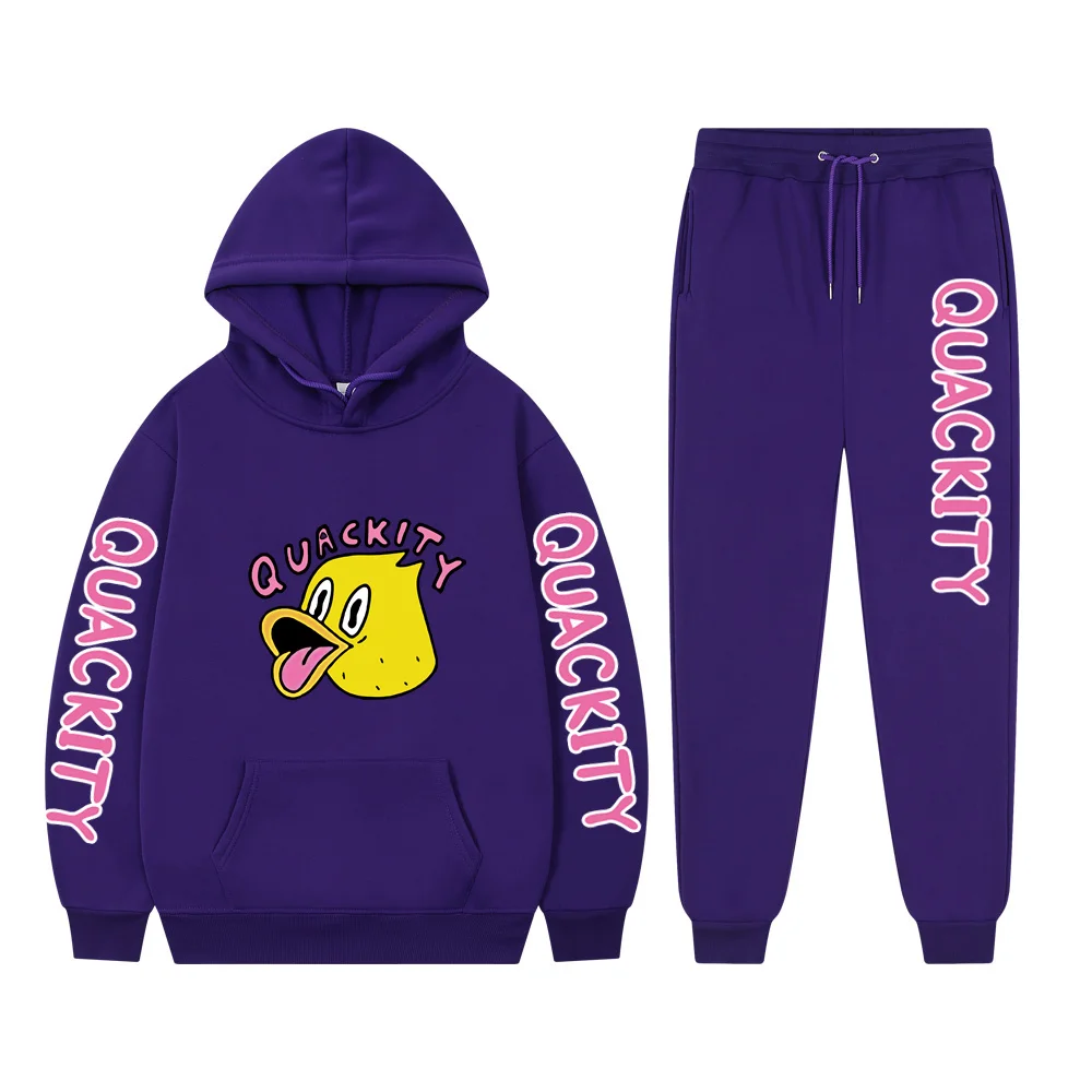 2021 Spring Autumn Brand Men's Cartoon Duck Printing Casual Sets Sweatshirts Fashion Pullover Male Long Sleeve Hoodie+Pants
2021 Spring Autumn Brand Men's Cartoon Duck Printing Casual Sets Sweatshirts Fashion Pullover Male Long Sleeve Hoodie+Pants