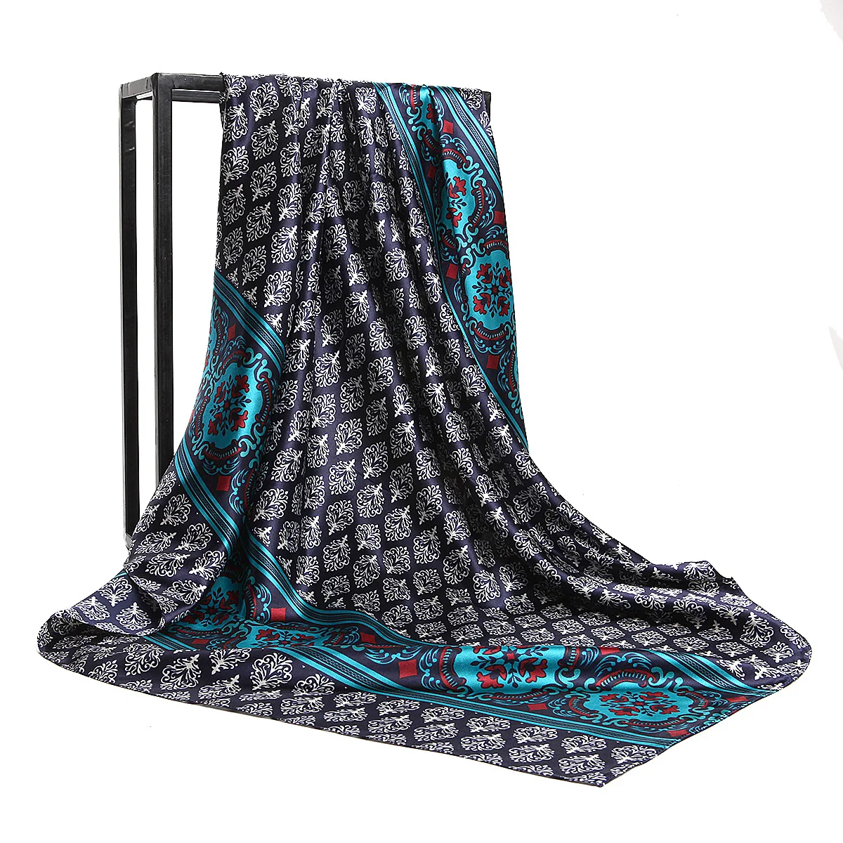 Spring and summer 2020 women's Print Square scarves lady Sunscreen silk Fashion beach shawl New style quality Muslim headscarf
Spring and summer 2020 women's Print Square scarves lady Sunscreen silk Fashion beach shawl New style quality Muslim headscarf