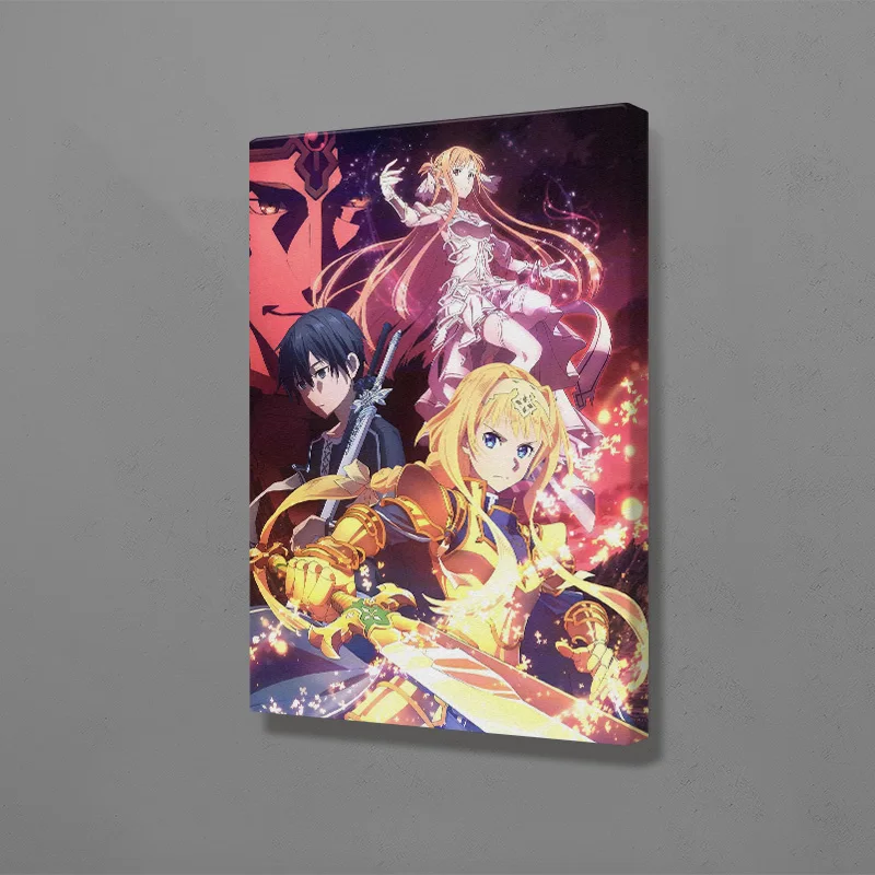 Canvas Wall Art HD Prints Sword Art Online Poster Home Decoration Japanese Anime Painting For Bedroom Modular Pictures No Frame
Canvas Wall Art HD Prints Sword Art Online Poster Home Decoration Japanese Anime Painting For Bedroom Modular Pictures No Frame