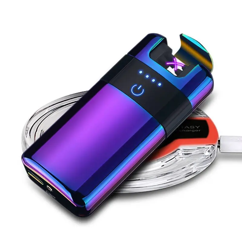 Wireless charging dual laser induction arc lighter creative personalized gift lighter smoking accessories
Wireless charging dual laser induction arc lighter creative personalized gift lighter smoking accessories