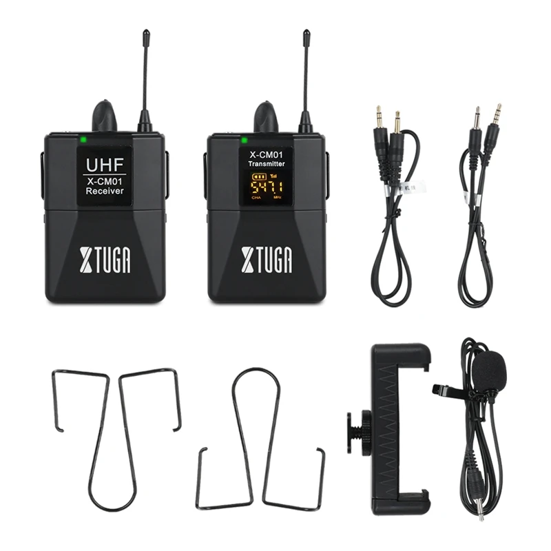 UHF Microphone UHF Lapel Mic Wireless Lavalier Microphone for Phone Live Program Recording Interview
UHF Microphone UHF Lapel Mic Wireless Lavalier Microphone for Phone Live Program Recording Interview