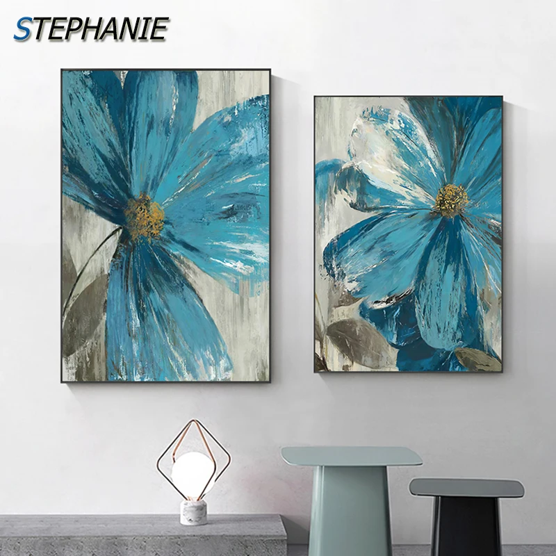 Nordic Retro Blue Flower Canvas Abstract Poster Print Wall Art Painting Modern Minimalism Picture Living Room Home Decoration
Nordic Retro Blue Flower Canvas Abstract Poster Print Wall Art Painting Modern Minimalism Picture Living Room Home Decoration