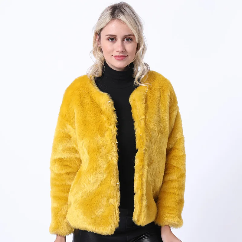 2021 New Fashion Women Faux Rabbit Fur Coat Jacket Long Sleeve Round Collar Solid Warm Winter Outwear Street
2021 New Fashion Women Faux Rabbit Fur Coat Jacket Long Sleeve Round Collar Solid Warm Winter Outwear Street