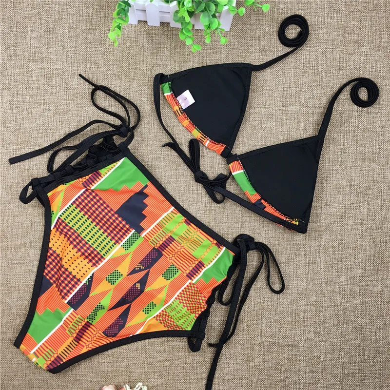 African Style Bikini Set High Waist Bathing Suit Push Up Swimming Suit Beachwear Totem Print Swimwear Woman Swimsuit Biquinis
African Style Bikini Set High Waist Bathing Suit Push Up Swimming Suit Beachwear Totem Print Swimwear Woman Swimsuit Biquinis