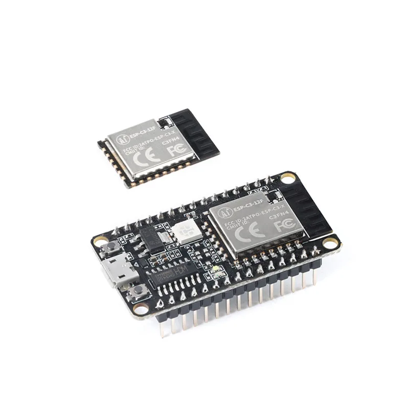 ESP-C3-12F C3-12F ESP-C3-12F-KIT WiFi+ Bluetooth 5.0 series module development board engineering sample
ESP-C3-12F C3-12F ESP-C3-12F-KIT WiFi+ Bluetooth 5.0 series module development board engineering sample