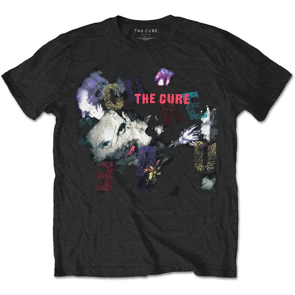 Лицензированная Мужская футболка Роберт Смит из молитвенного турне The Cure 1989