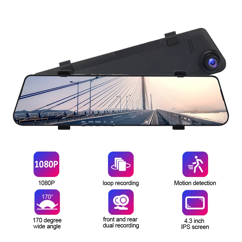 Car Dvr Dash Cam Dual Lens Rear View Mirror Auto Dashcam Recorder Registrator In Car Video Full 1080 Dash Camera Vehicle
Car Dvr Dash Cam Dual Lens Rear View Mirror Auto Dashcam Recorder Registrator In Car Video Full 1080 Dash Camera Vehicle