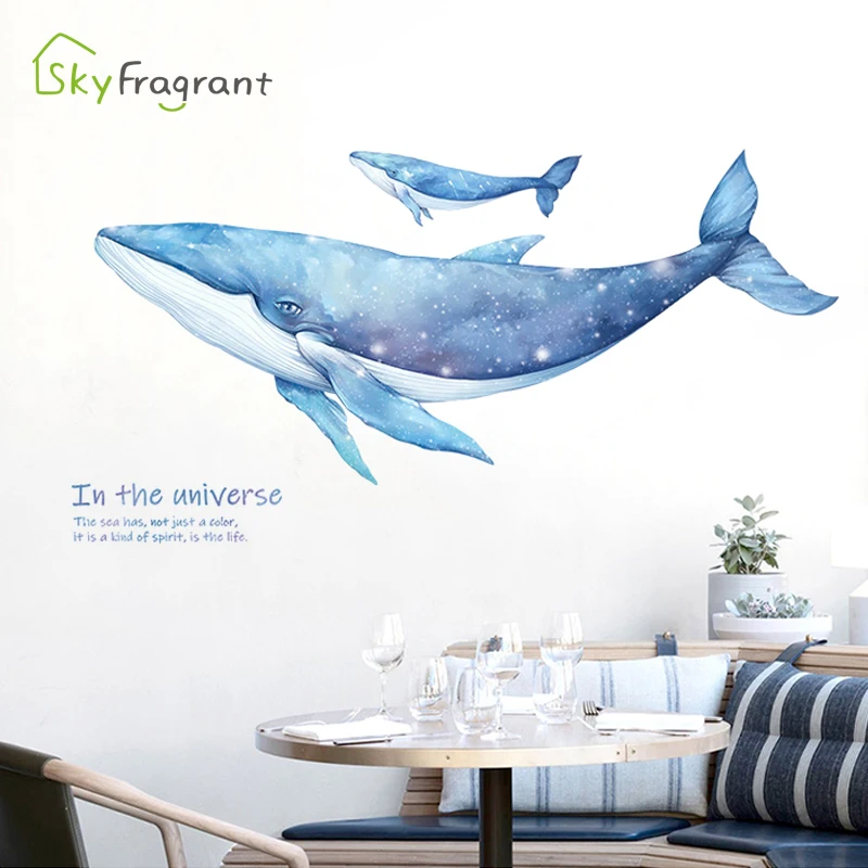 PVC Creative Whale Wall Stickers Home Decor Self Adhesive Stickers Living Room Bedroom Background Wall Decoration Room Decor
PVC Creative Whale Wall Stickers Home Decor Self Adhesive Stickers Living Room Bedroom Background Wall Decoration Room Decor