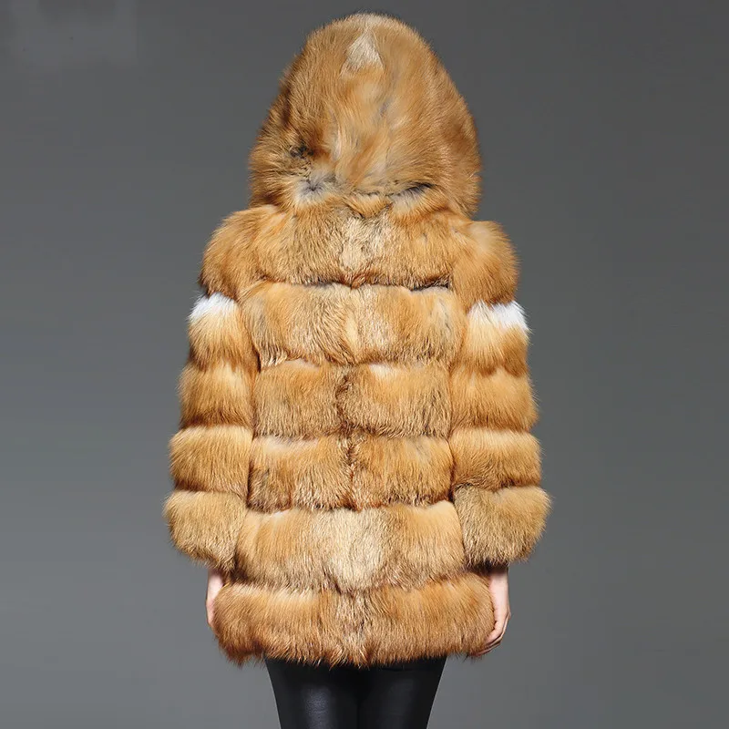 Natural real fox fur coat genuine thick warm winter women long jacket with sleeve outwear coat plus size
Natural real fox fur coat genuine thick warm winter women long jacket with sleeve outwear coat plus size