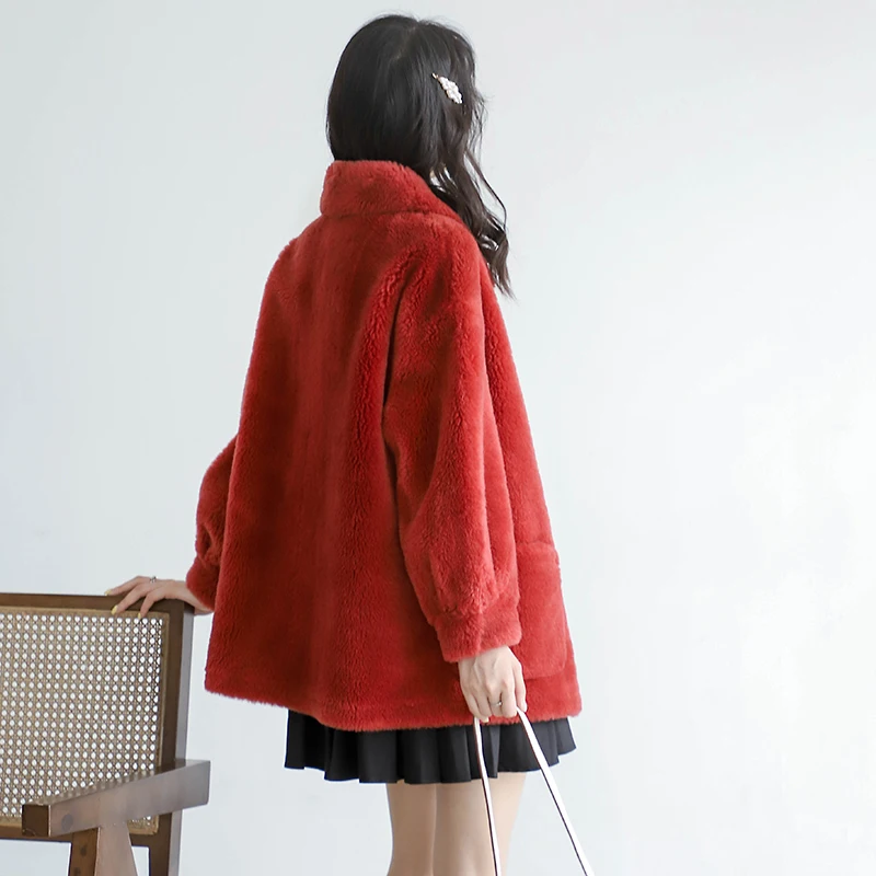 Sheep Shearling Fur Coat Winter Jacket Clothes 2020 Real Wool Coats and Jackets Women Abrigo Mujer MY3556
Sheep Shearling Fur Coat Winter Jacket Clothes 2020 Real Wool Coats and Jackets Women Abrigo Mujer MY3556