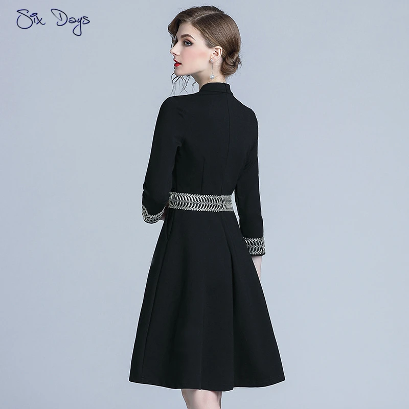 Grace V-Neck Vintage Summer Short Black Dress Women Sexy Skirt Girl Midi Dress Office Lady Party Club Femme Robe Vestidos
Grace V-Neck Vintage Summer Short Black Dress Women Sexy Skirt Girl Midi Dress Office Lady Party Club Femme Robe Vestidos