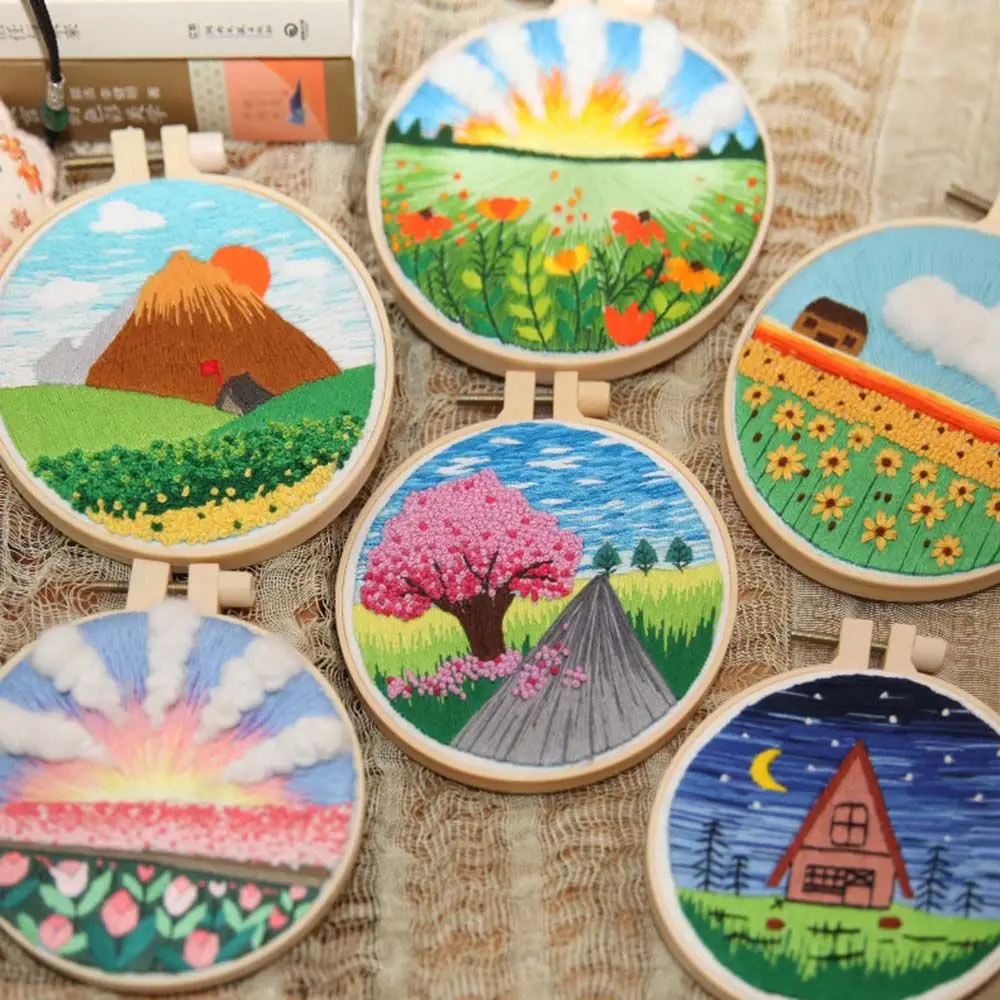 DIY Crafts Sewing Accessories Ornament Needle Thread Cross Stitch Kit Embroidery Hoop Flower Embroidery Needle Punch
DIY Crafts Sewing Accessories Ornament Needle Thread Cross Stitch Kit Embroidery Hoop Flower Embroidery Needle Punch