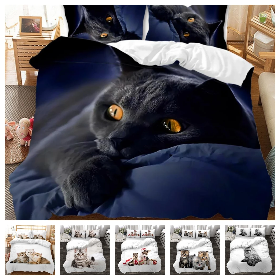 Hot Style Bedding Set 3d Digital Animals Printing 2/3pcs Duvet Cover Set Single Twin Double Full Queen King Bedroom Decor
Hot Style Bedding Set 3d Digital Animals Printing 2/3pcs Duvet Cover Set Single Twin Double Full Queen King Bedroom Decor