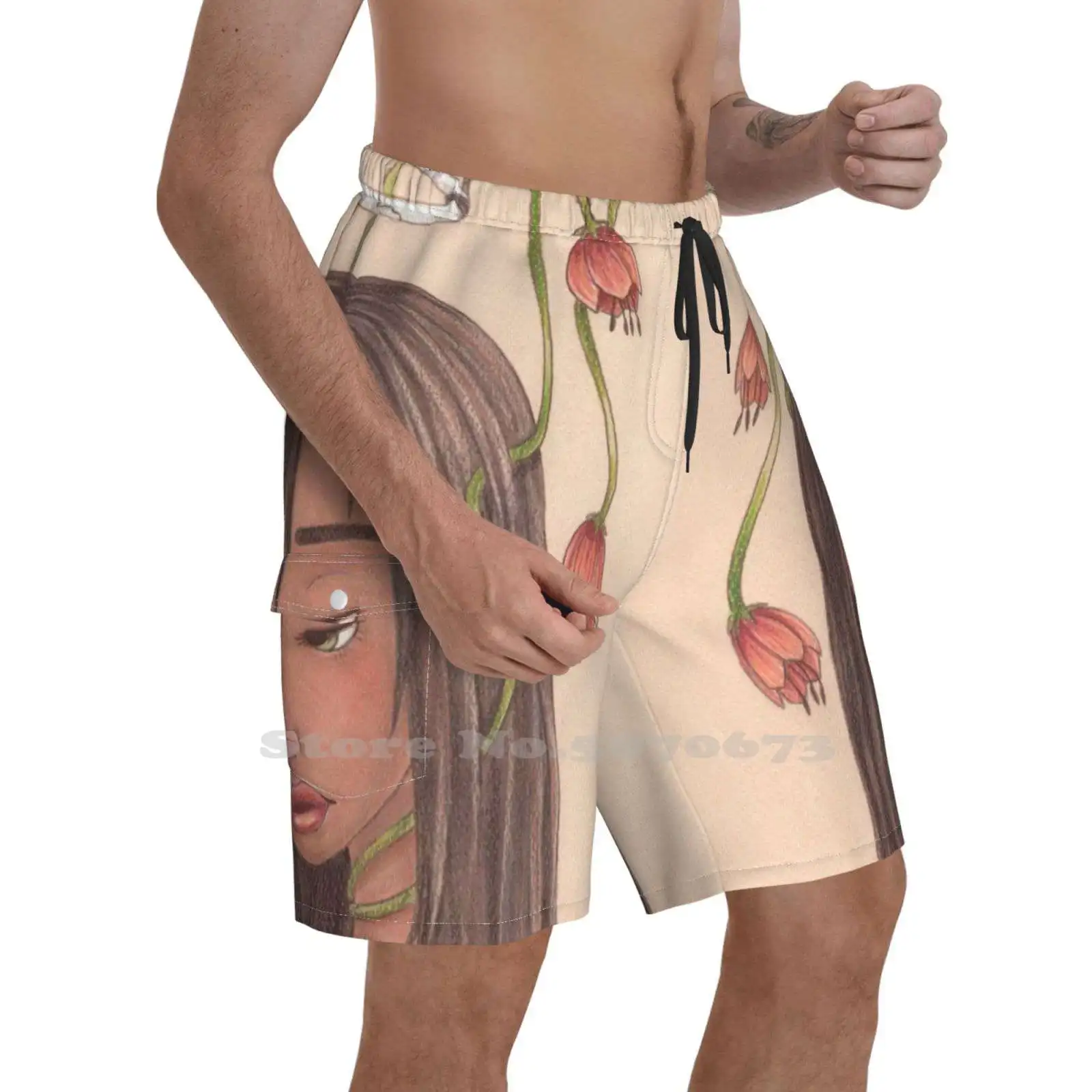 Numbness Fashion New Men'S Beach Shorts Earthy Floral Plants Cartoon Bayleejae Halo
Numbness Fashion New Men'S Beach Shorts Earthy Floral Plants Cartoon Bayleejae Halo