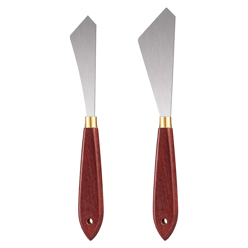 2 Pcs Painting Scraper Knife Stainless Steel Painting Mixing Scrapers Palette Painting Knife for Painting Art Tool
2 Pcs Painting Scraper Knife Stainless Steel Painting Mixing Scrapers Palette Painting Knife for Painting Art Tool