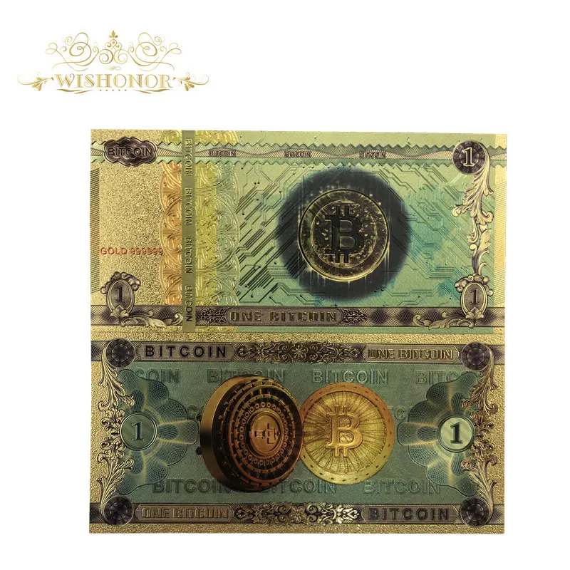 10pcs Gold Color Foil ONE BITCOIN Plastic Anti-Fake BTC Bills Souvenir Banknotes For Collection And Gifts
10pcs Gold Color Foil ONE BITCOIN Plastic Anti-Fake BTC Bills Souvenir Banknotes For Collection And Gifts