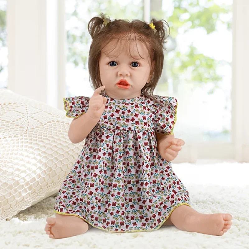 Bebe Reborn Doll 22 Inches Newborn Cute Awake Rebirth American Baby Silicone Doll Gift for Mommy Children Playmate
Bebe Reborn Doll 22 Inches Newborn Cute Awake Rebirth American Baby Silicone Doll Gift for Mommy Children Playmate