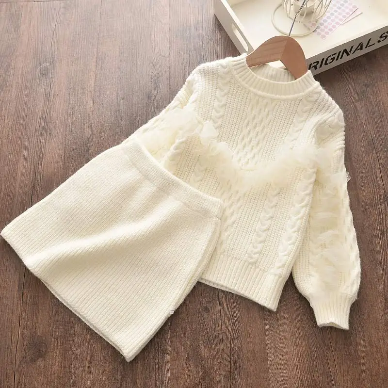 Girls Clothes Set Autumn Winter Sweater Tops And Skirts For Girl Kids Clothes Sweet Children Princess Vestidos
Girls Clothes Set Autumn Winter Sweater Tops And Skirts For Girl Kids Clothes Sweet Children Princess Vestidos
