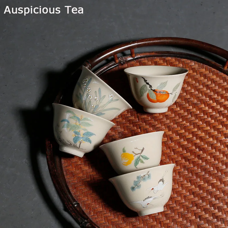 2pcs /set Vegetation Gray Persimmon Small Tea Cup Kung Fu Tea Set Household Tea Cup Ceramic Single Cup Tea Ceremony Accessories
2pcs /set Vegetation Gray Persimmon Small Tea Cup Kung Fu Tea Set Household Tea Cup Ceramic Single Cup Tea Ceremony Accessories