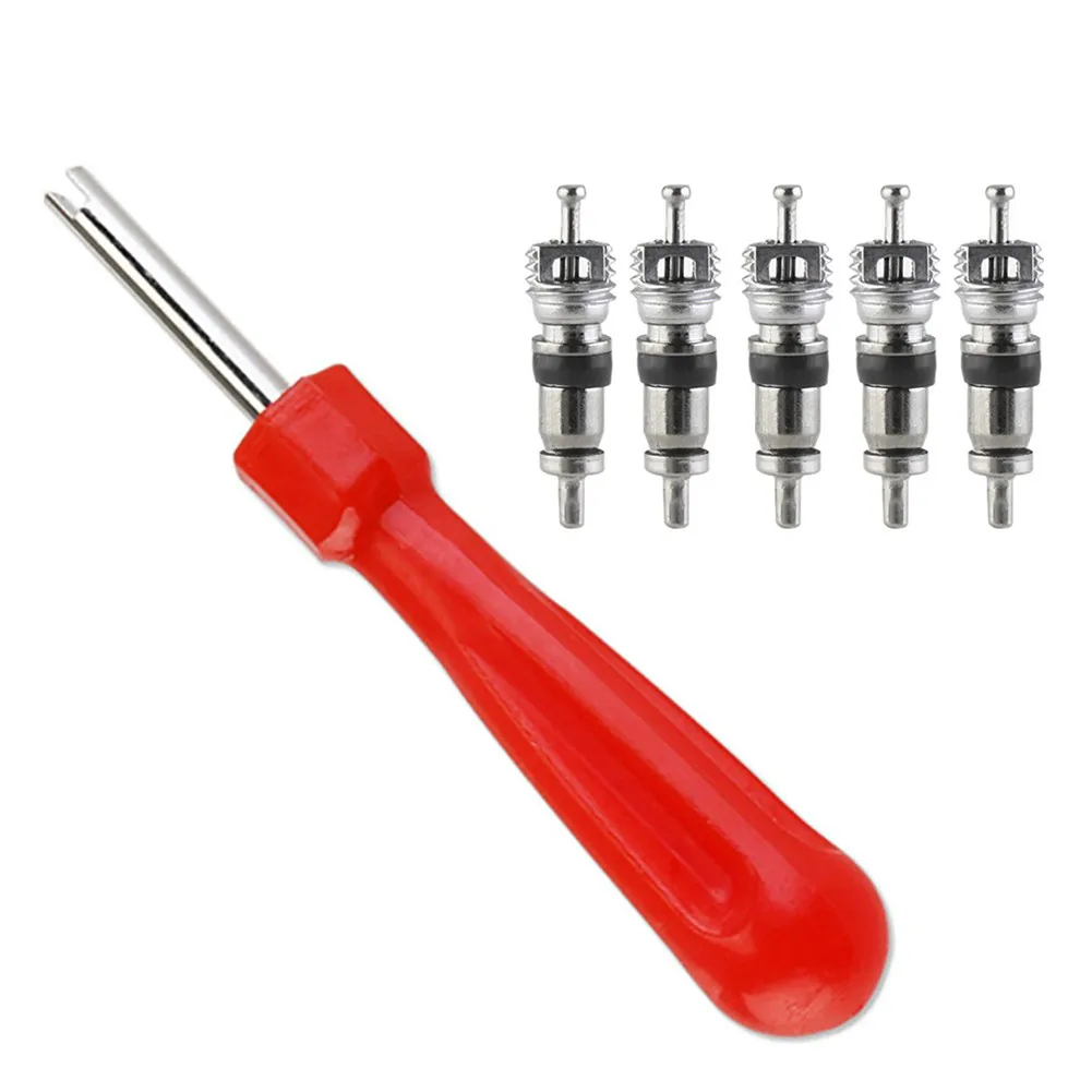 Car Tire Valve Core Repair Extraction Tool Auto Tire Repair Kit With 5 Valve Cores For Cars Trucks Motorcycles Bicycles ATVs
Car Tire Valve Core Repair Extraction Tool Auto Tire Repair Kit With 5 Valve Cores For Cars Trucks Motorcycles Bicycles ATVs