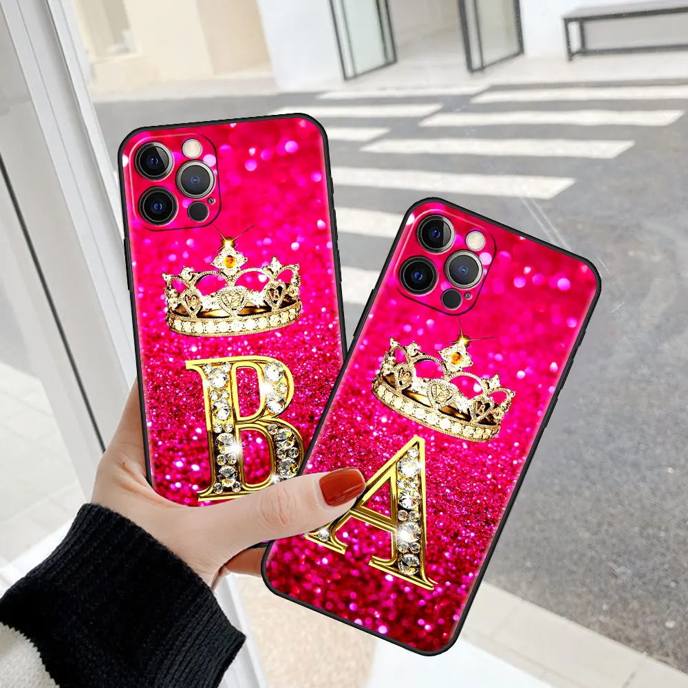 Pink Diamonds Letter Phone Capas for Apple iPhone 13 12 Mini 11 Pro 7 XR X 6 6S XS Max 5 5S 8 Plus SE Soft Tpu Back Case
Pink Diamonds Letter Phone Capas for Apple iPhone 13 12 Mini 11 Pro 7 XR X 6 6S XS Max 5 5S 8 Plus SE Soft Tpu Back Case