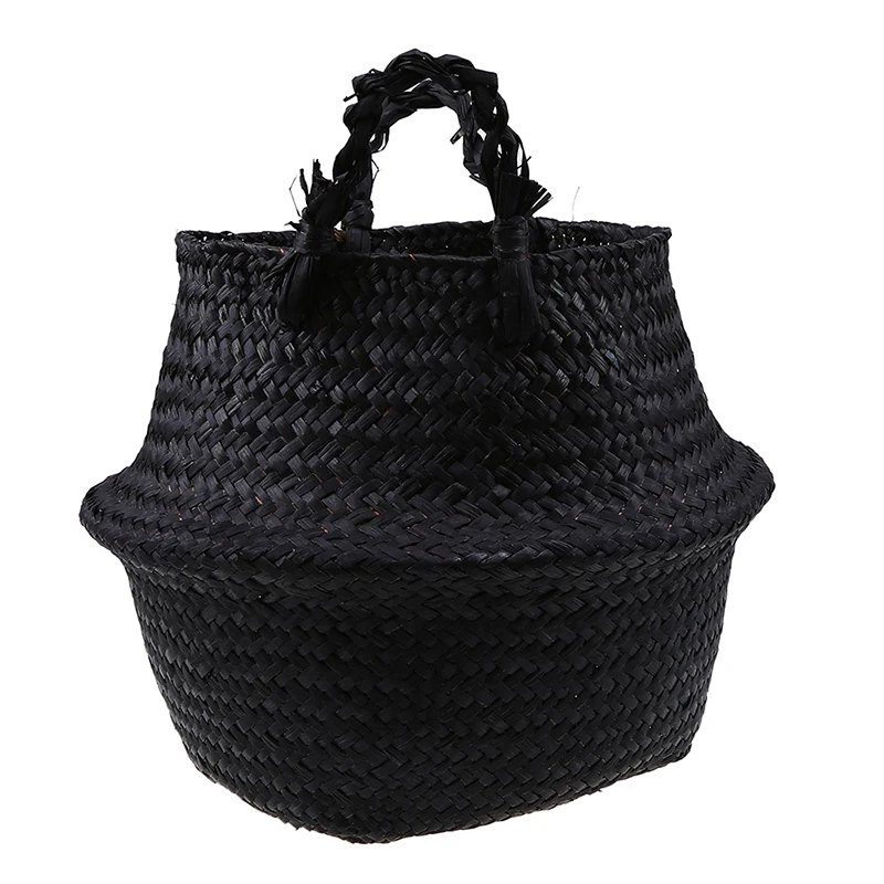Black Handmade Segrass Basket Folding Storage Basket Wicker Kids Toy Organizer Home Storage Organization Woven Luandry Baskets
Black Handmade Segrass Basket Folding Storage Basket Wicker Kids Toy Organizer Home Storage Organization Woven Luandry Baskets