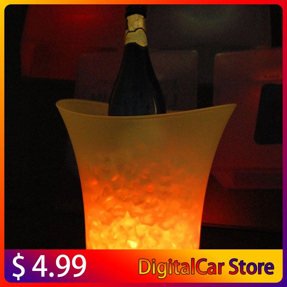 Drop Shipping 5L Waterproof LED Color Changing Plastic Ice Bucket Bars Nightclubs LED Light Up Champagne Beer Bucket Bars
Drop Shipping 5L Waterproof LED Color Changing Plastic Ice Bucket Bars Nightclubs LED Light Up Champagne Beer Bucket Bars