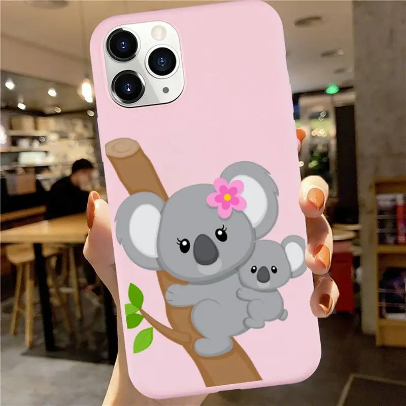 Koala cute cartoon animal luxury protective Phone Case shell Candy Color for iPhone 6 7 8 11 12 s mini pro X XS XR MAX Plus
Koala cute cartoon animal luxury protective Phone Case shell Candy Color for iPhone 6 7 8 11 12 s mini pro X XS XR MAX Plus